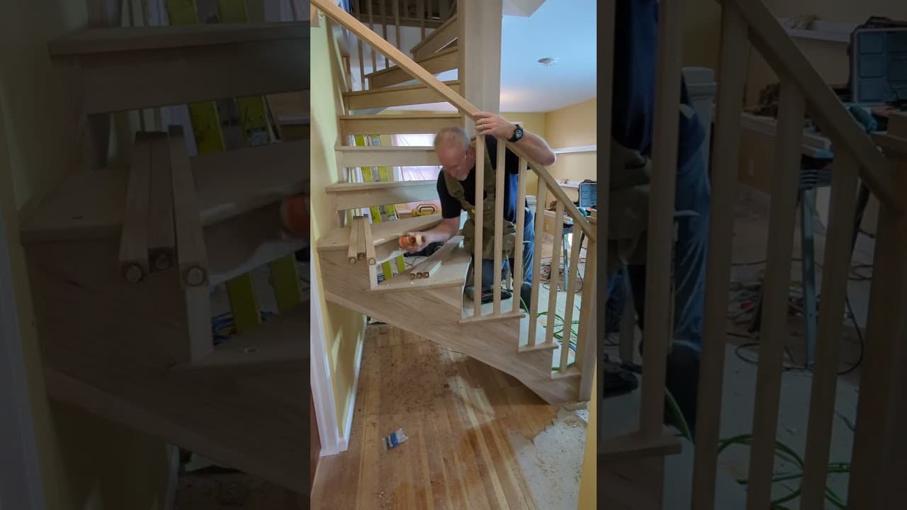 Installing the Balusters