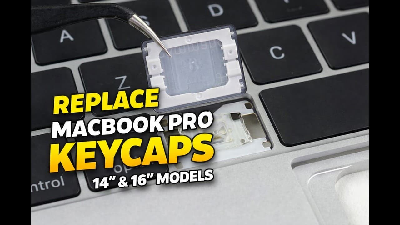 How to Replace MacBook Pro Keycaps (M1, M2, M3 & M4 | 14” & 16” Models) – Full Guide