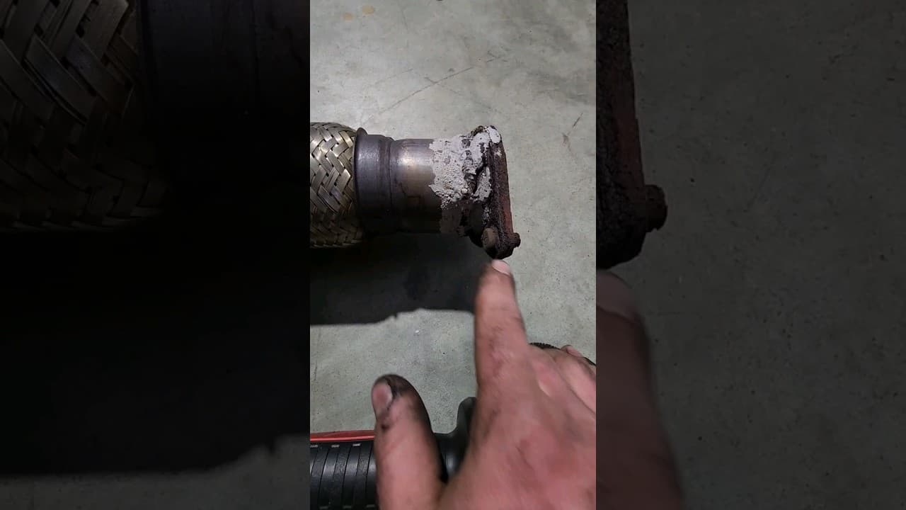 Broken exhaust stud removal! #shorts