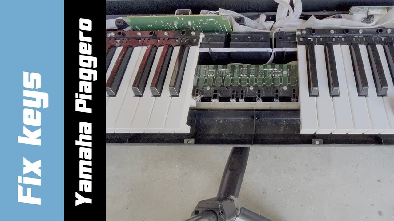 How to Fix Keys Not Working - Yamaha Piaggero 🎹🎶