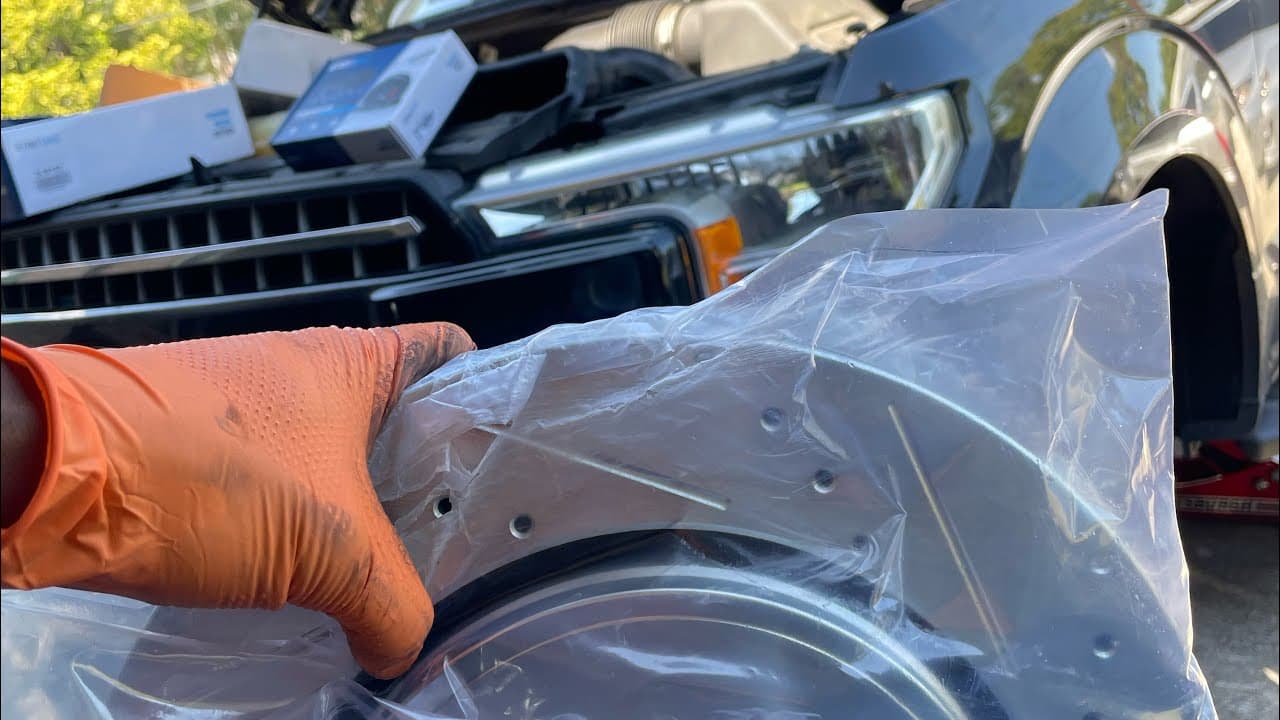 2015-2020 Ford F-150 front brake pads and rotors install #ford #mechanic #repair