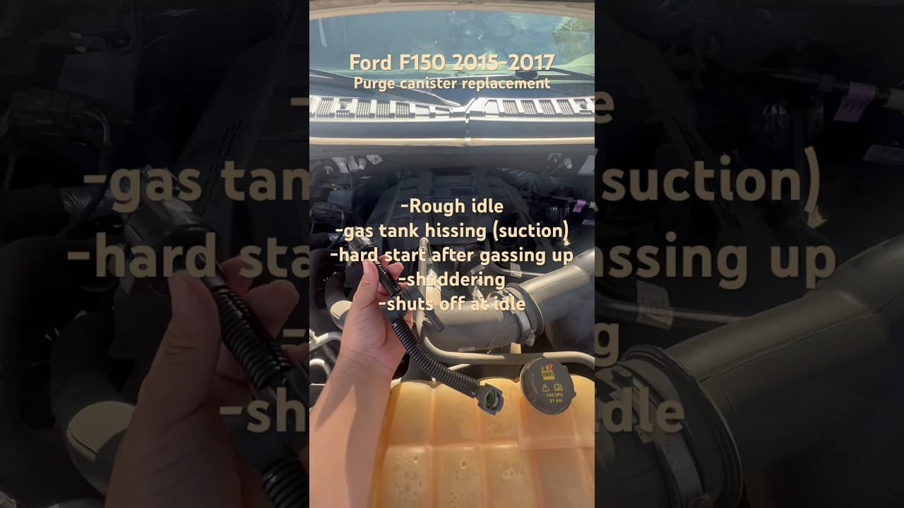 Ford f150 purge canister replacement (easy simple straight to the point)
