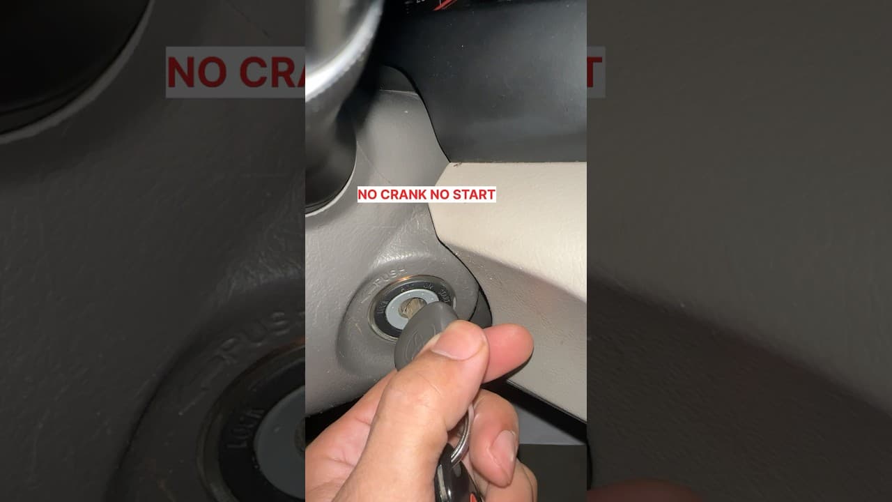 Toyota No Crank No Start Faulty Starting Really #Starting #problemsolving