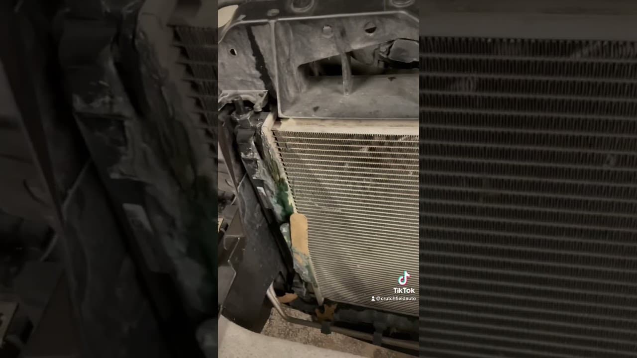 ￼ How not to fix your radiator leak