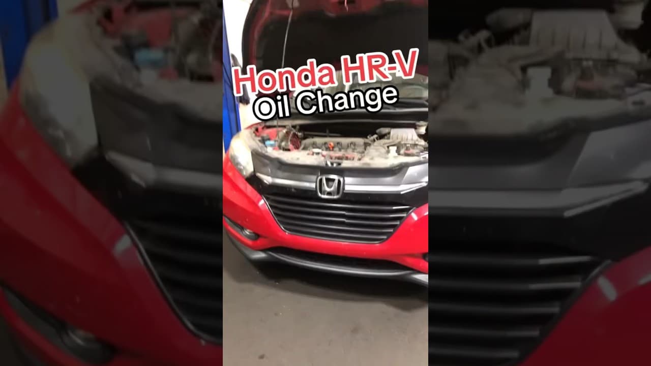 Honda HR-V Oil Change 👍 #cars #honda #shorts