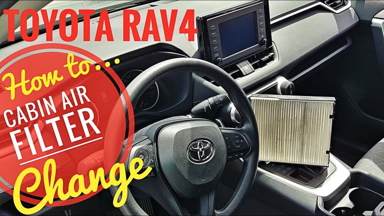 2019 - 2021 Toyota Rav4 Cabin Air Filter Replacement / Change