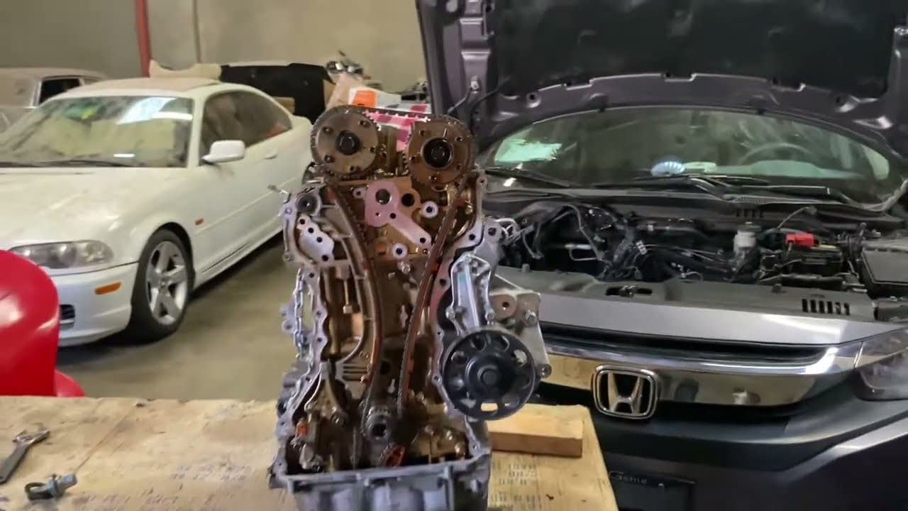 2016-2019 Honda civic Engine timing chain installation #hondacivic #honda Honda #timingchain