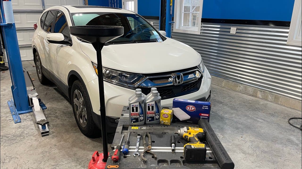 Honda CR-V Service: Oil Change, Air Filter, Tire Rotation