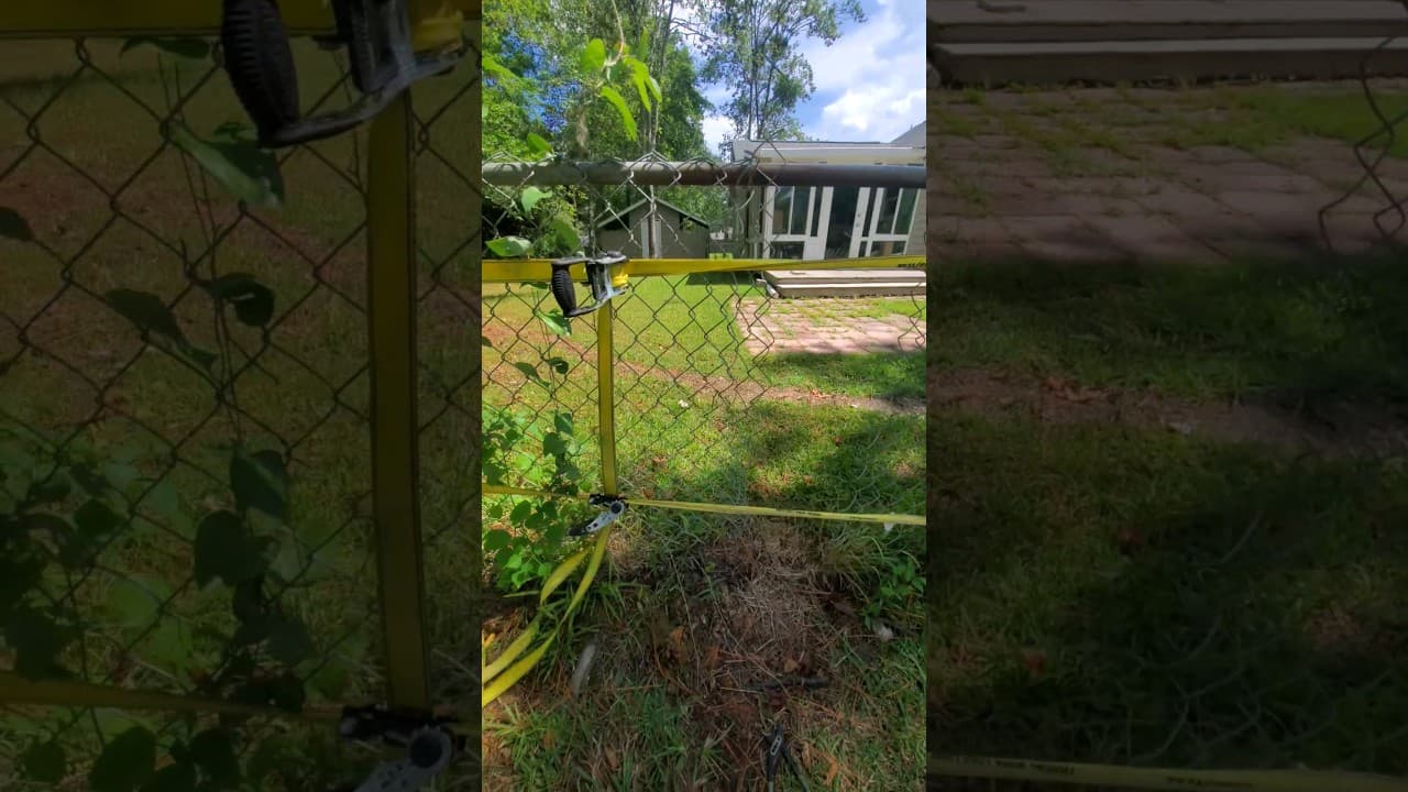 How to Repair a Chain-Link Fence Trick Handyman Won't You to Know!