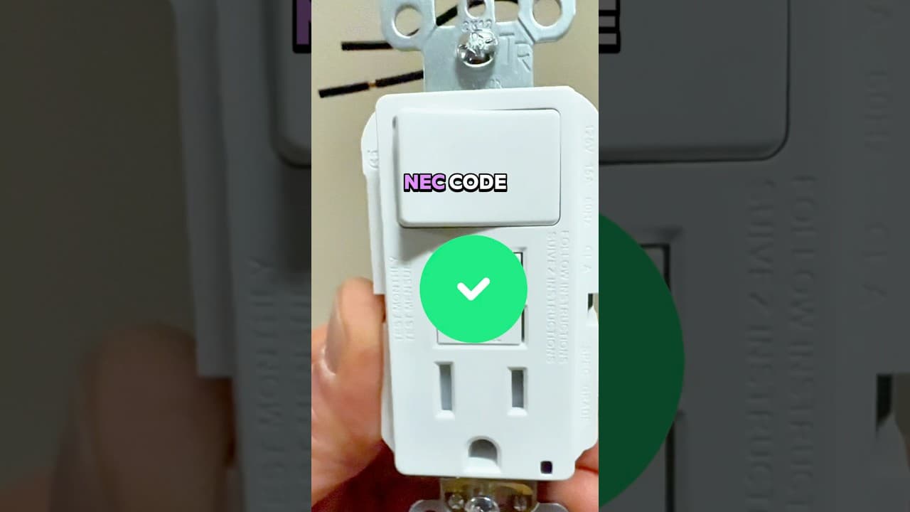 Leviton GFCI Outlet Switch Masterpiece! #electrical #leviton #electrician #outlet #switch #GFCI