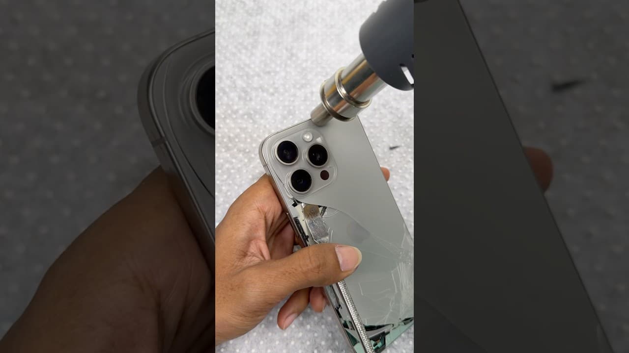 HOW IPHONE 15 PRO MAX BACK GLASS REPLACEMENT