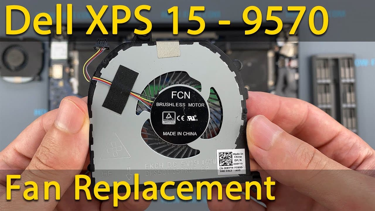 Dell XPS 15 9570 Fan Replacement | Step-by-step DIY Tutorial