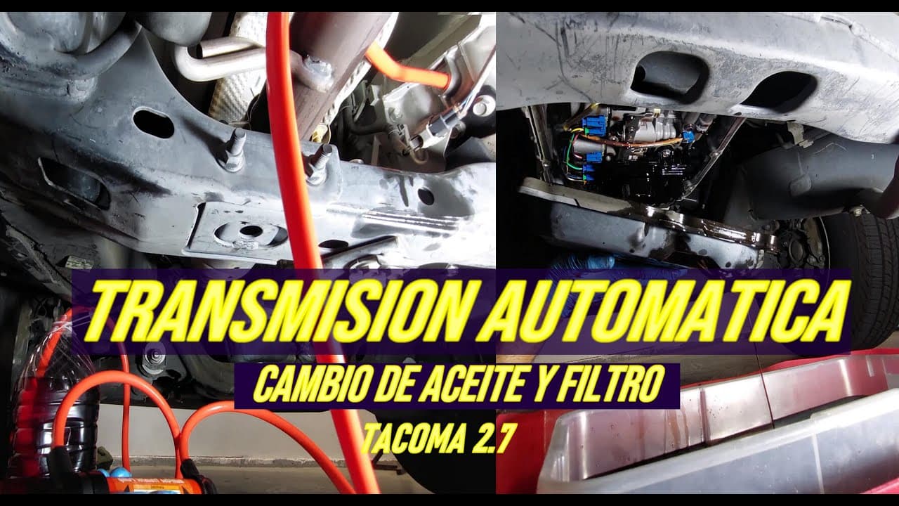 Como cambiar el aceite de transmision Toyota Tacoma 2020, sin escaner (todos los detalles)