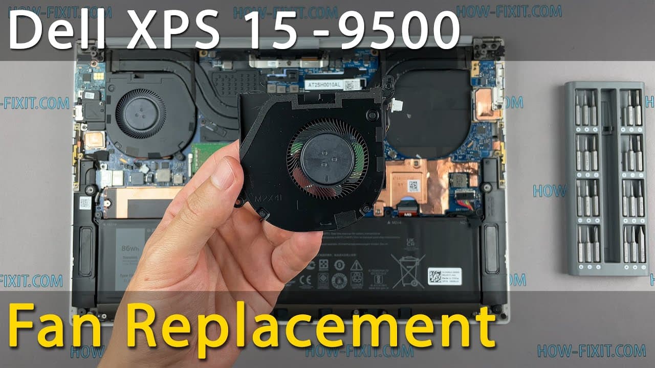 Dell XPS 15 9500 Fan Replacement | Step-by-step DIY Tutorial