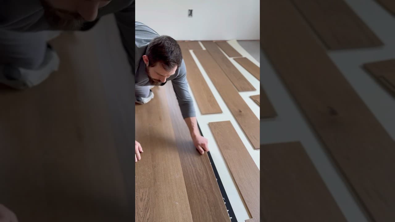 Floating Engineered Hardwood Install​ @Flooret #engineeredwood #easyinstall #flooring
