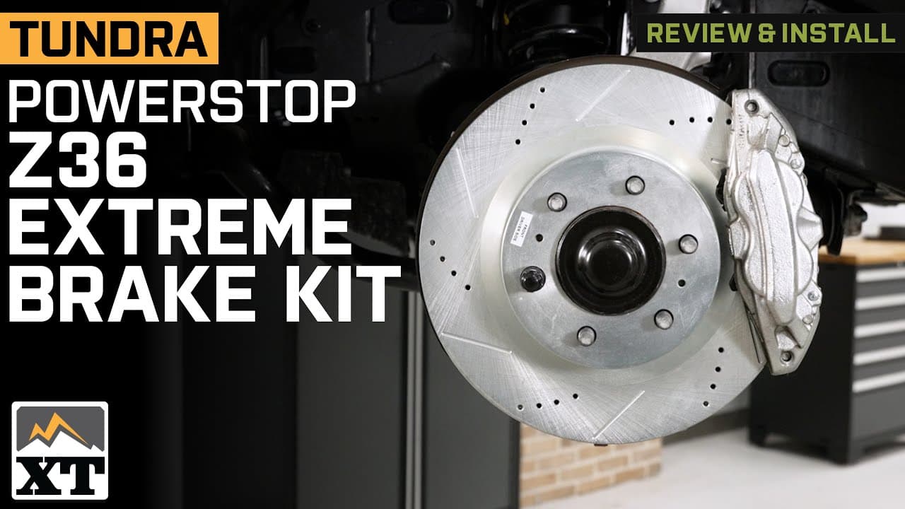2022-2025 Tundra PowerStop Z36 Extreme Truck and Tow 6-Lug Brake Rotor and Pad Kit Review & Install
