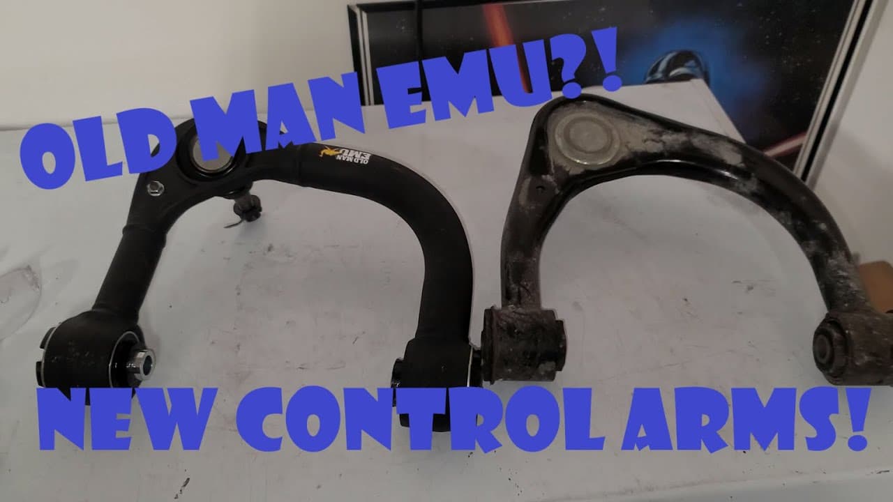 2017 Toyota Tacoma upper control arm replacement with Old Man Emu upper control arms