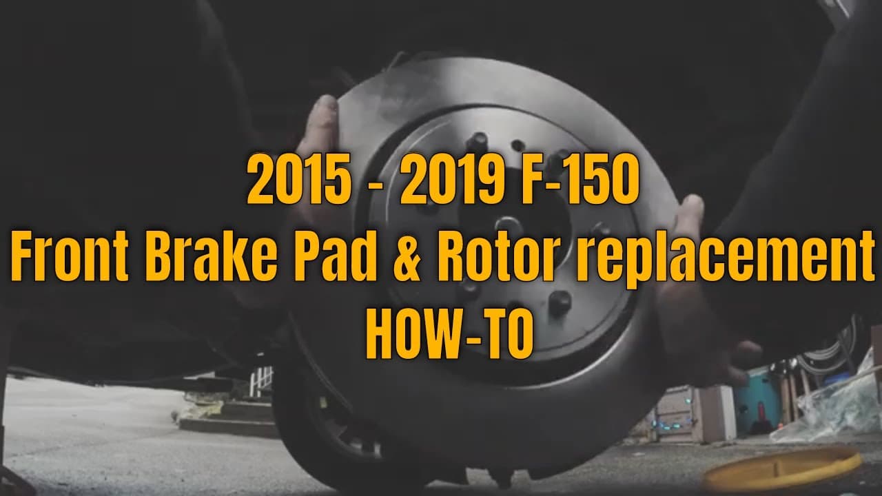Ford F-150 Front Brake Pad and Rotor replacement 2015 - 2019 |HOW-TO