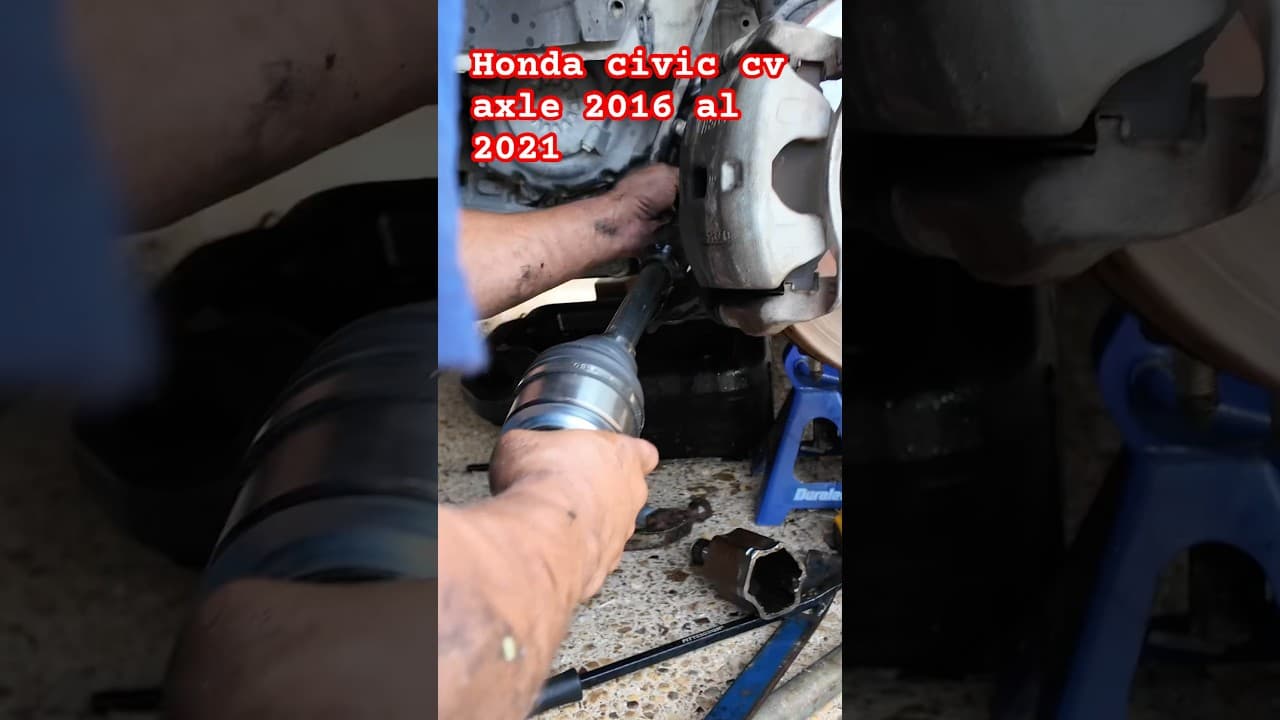 Honda civic cambio de cv axle del 2016 al 2021 #hondacivic #honda #automobile #automotive #viral