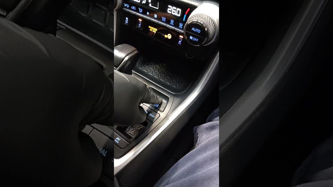 Toyota RAV4 2021 4  Rear Brakes Service Mode procedure