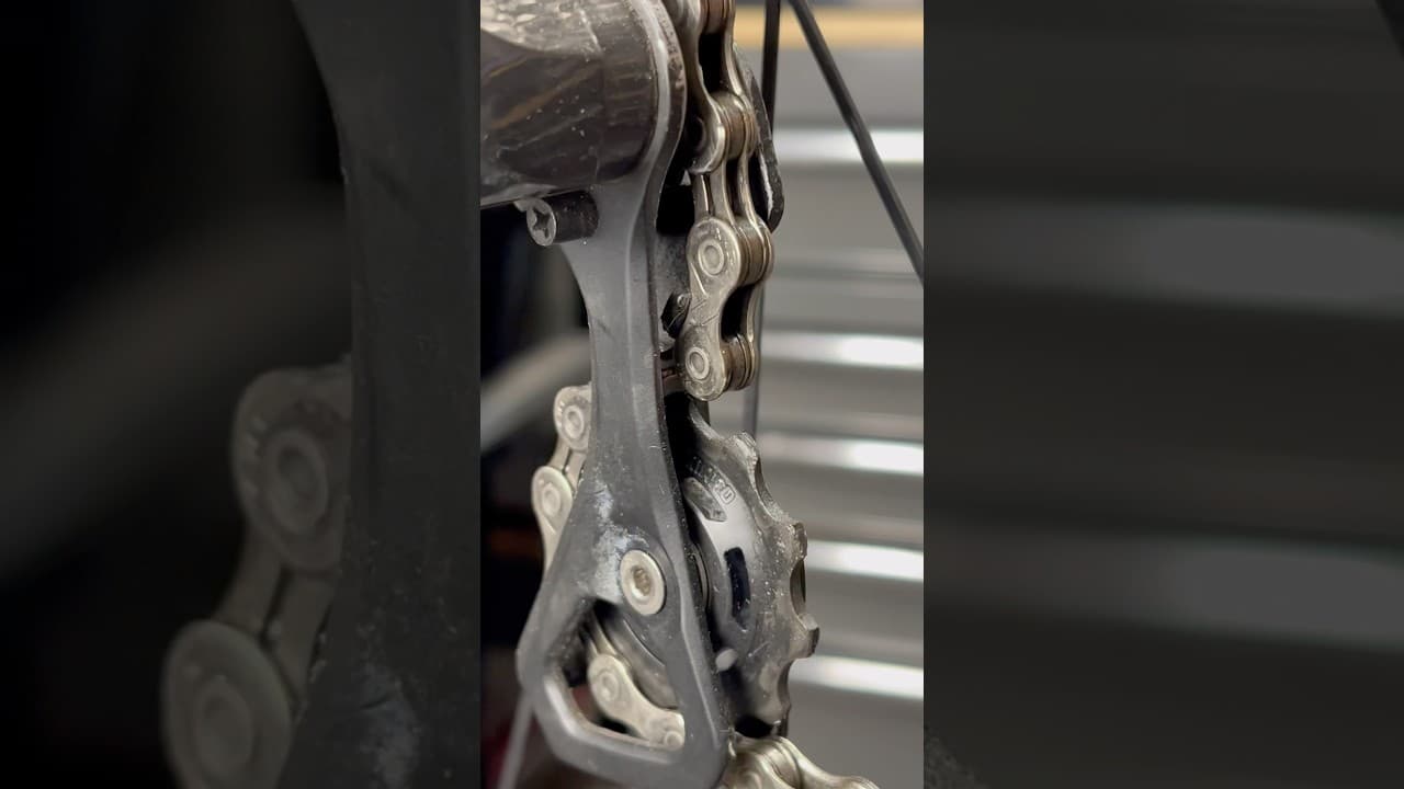 Quick fix for bike chain grinding noise