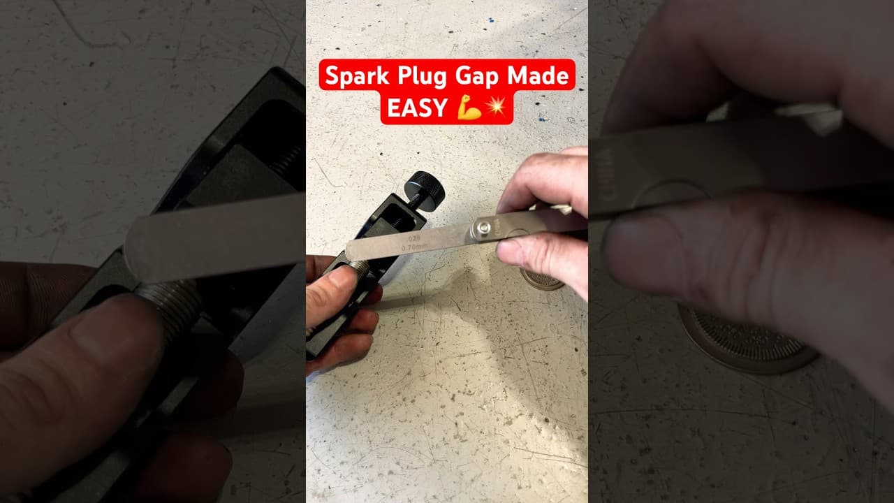 💥💪 EASY Spark Plug Gap Tool #tools #diy #mechanic #automobile