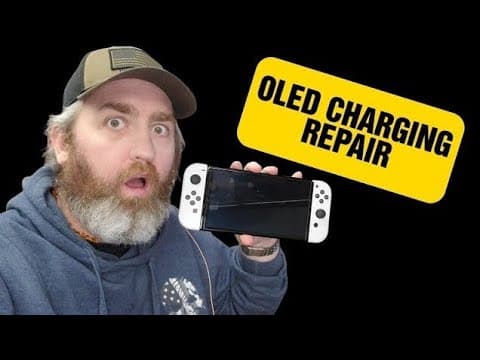 Nintendo Switch OLED not charging USB port repair
