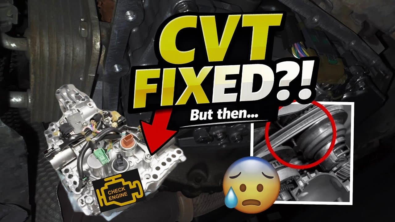 2014 Nissan Altima CVT Valve Body Replacement (FIXED Solenoid Codes… But There’s More)