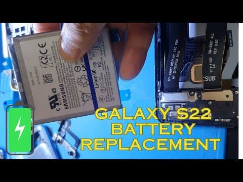 Galaxy S22 5G (SM-S901B) Battery Replacement guide