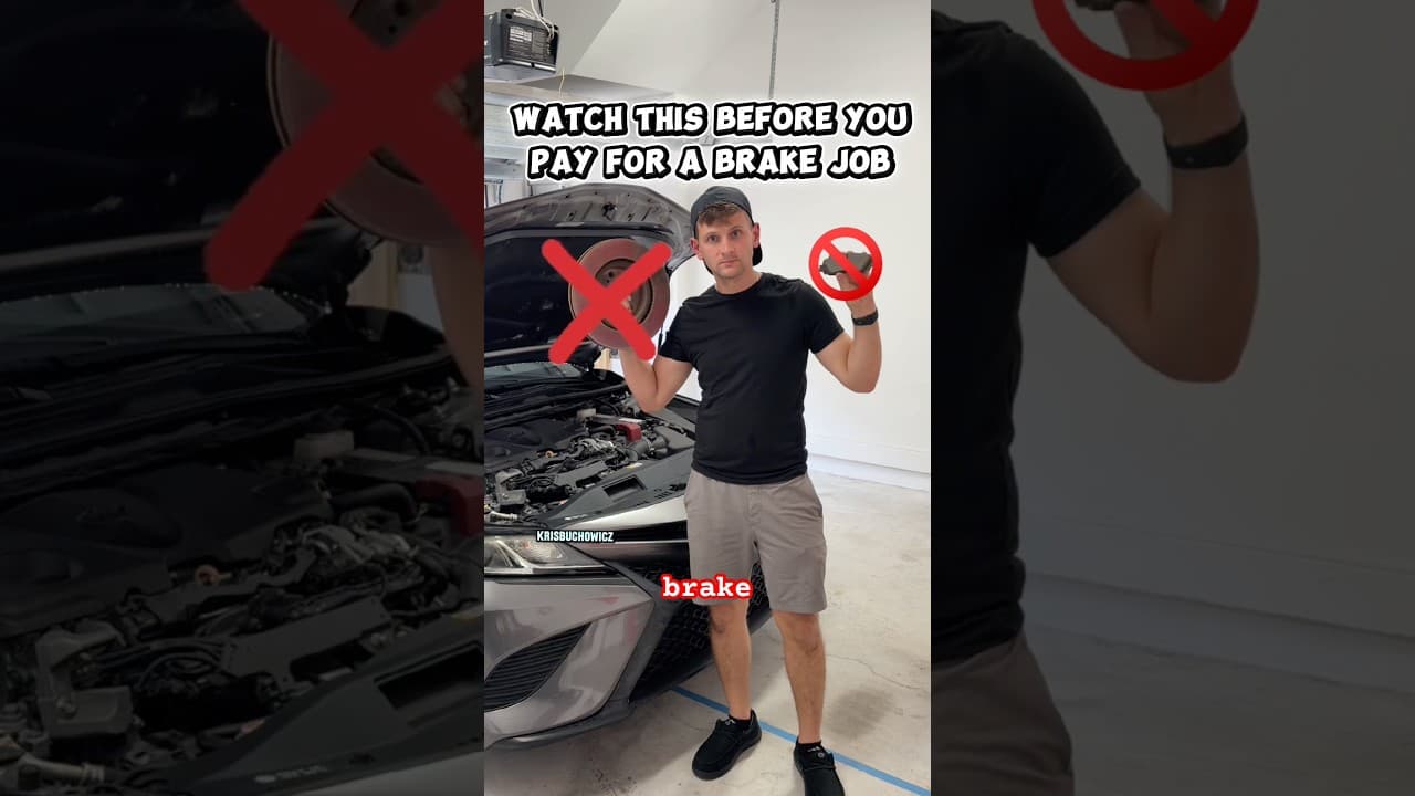 D.I.Y. Toyota Camry front brake pads and rotor replacement.