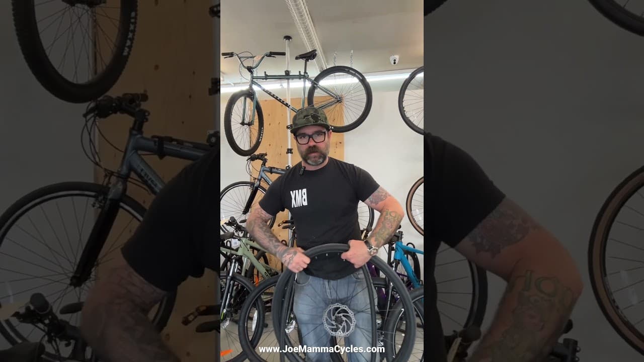 How to install a bicycle tire & tube