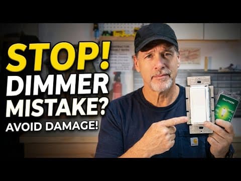 Installing a Dimmer? Don't Ignore This Common Problem!