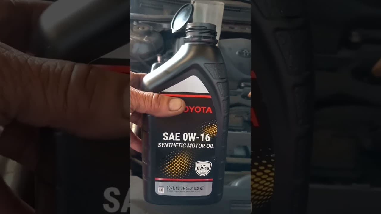 oil change on a 2019 Toyota Camry