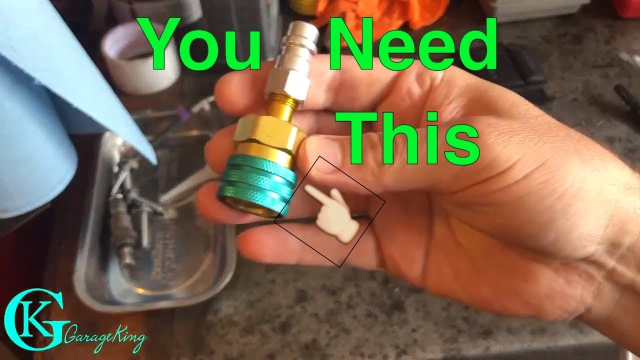 How to recharge Toyota Tacoma 1234yf AC (3rd generation)