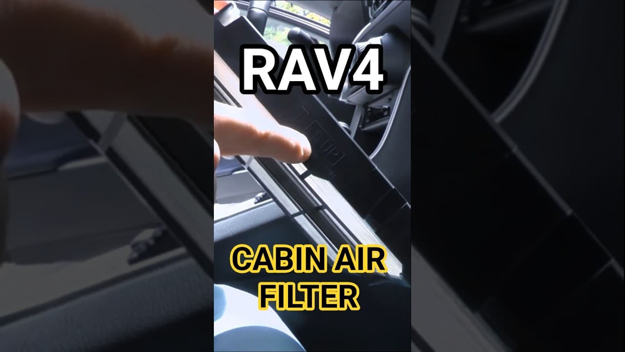 Toyota RAV4 (2019-2025): Cabin Air Filter Change.