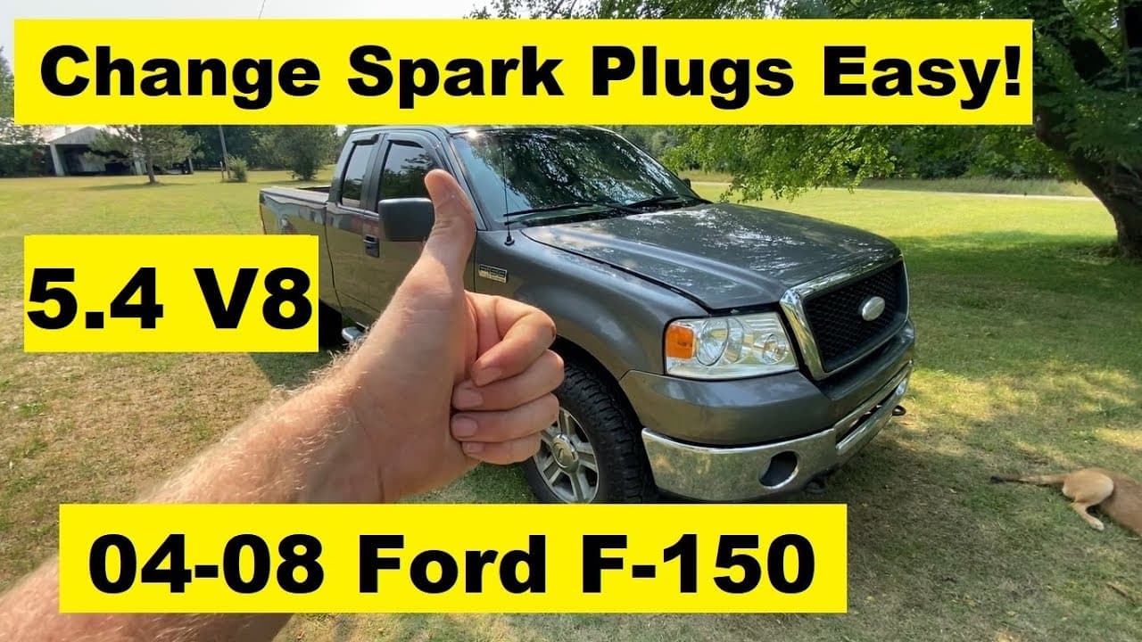 How To Change Spark Plugs 5.4 v8 Ford F150 2004 2005 2006 2007 2008 04 05 06 07 08