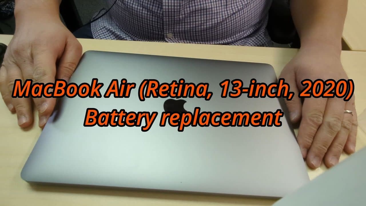 Apple MacBook Air (Retina, 13 inch, 2020) Battery replacement