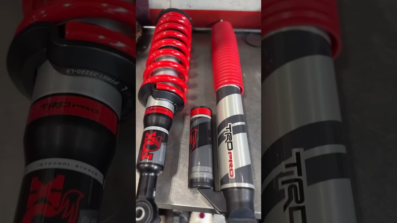 I really enjoy working with Fox shocks on the TRD Toyota Tacoma.Are you prepared for off-roading