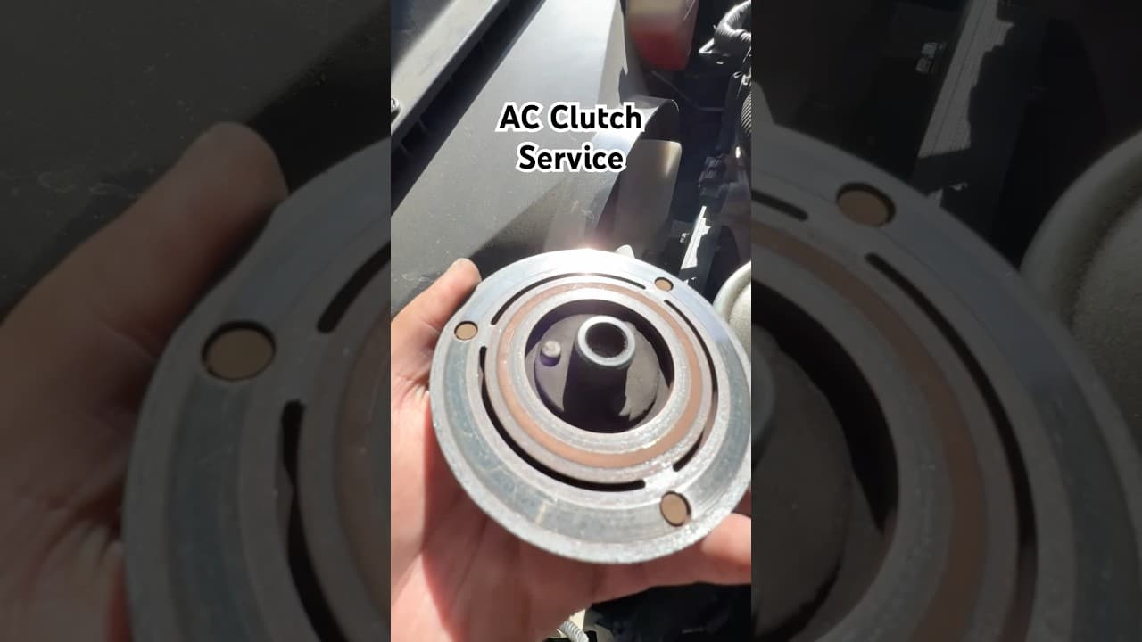 AC Clutch Service on 2020 Toyota Tacoma 2.7L-L4 #diy#automotive#tech#ac#clutch#mechanic#engineering