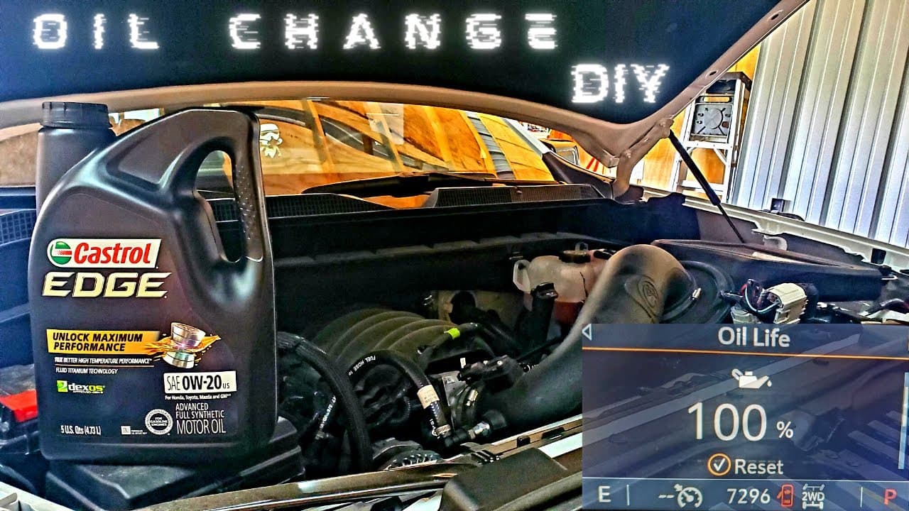 19-22 6.2L Silverado Oil Change
