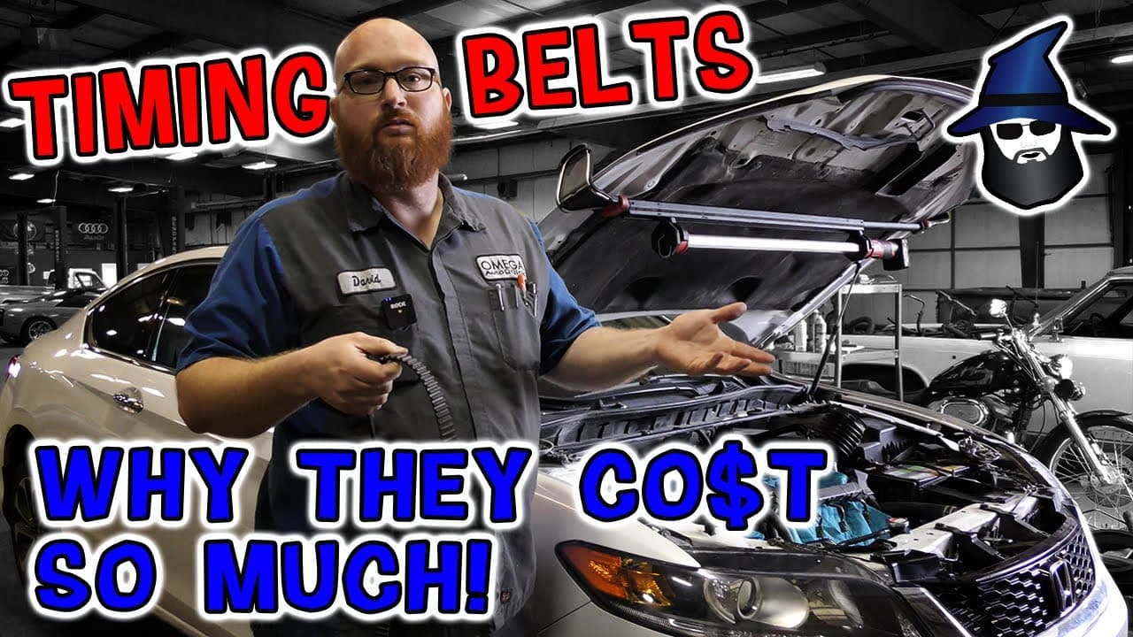 The CAR WIZARD shows why it costs and arm and a leg for a Timing Belt replacement