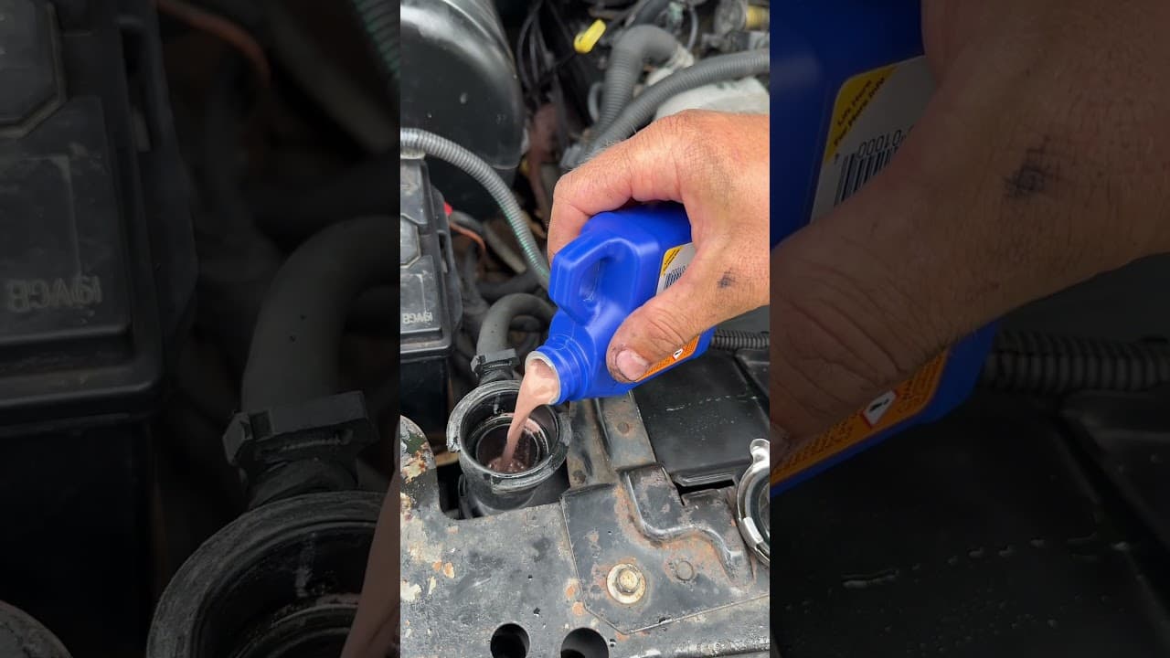 Update: K-Seal worked, no more leaks even 20k miles later. #coolant #leak #cars #chevy #fixed