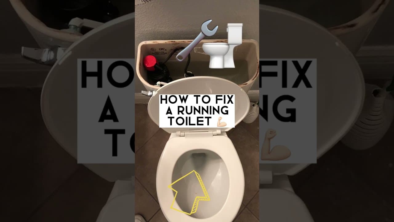 How To FIX a RUNNING Toilet 🚽 #easyfix