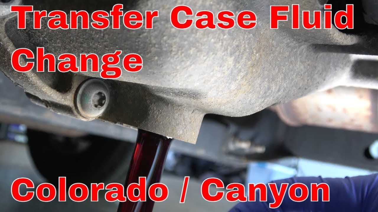Transfer Case Fluid Change Colorado / Canyon  2015-2022    BEST VIDEO