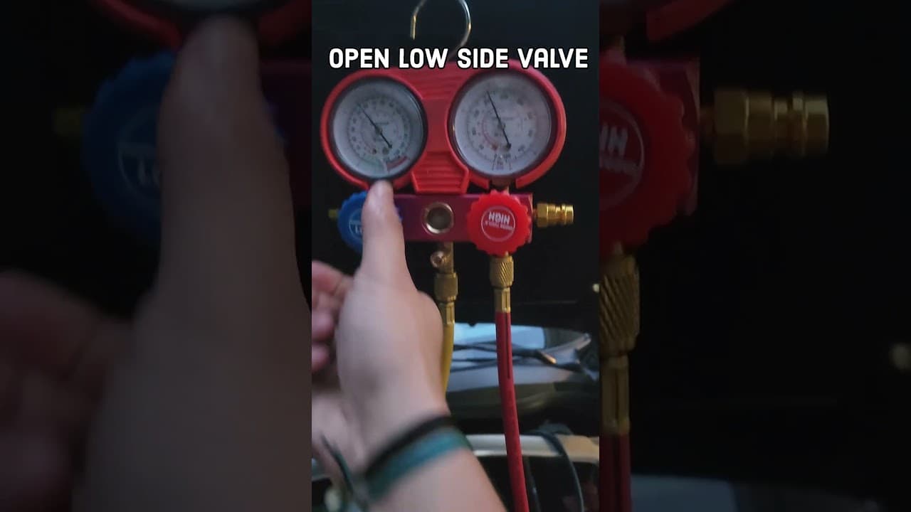 Recharge that A/C and stay cool - How to refill R134a freon  #automobile #camaro #airconditioning