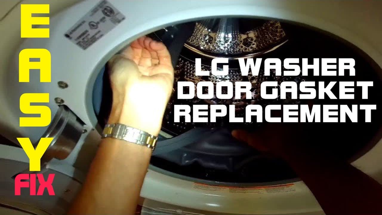 ✨ LG WASHER DOOR GASKET REPLACEMENT-FASTER THROUGH THE FRONT TECHNIQUE ✨