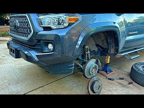 Cambio de frenos balatas a 2015-2023 Toyota Tacoma 2WD o 4WD @elchanojose