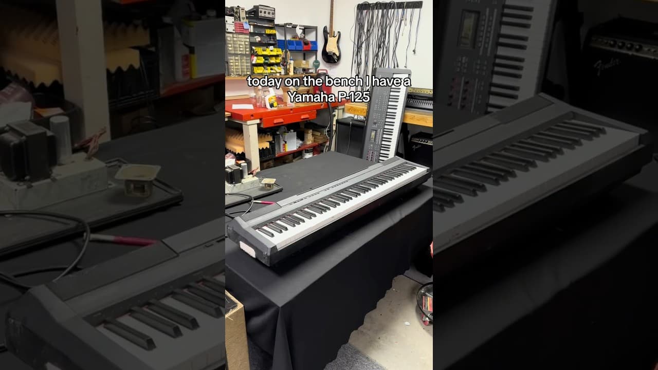 Repairing A Yamaha P-125 | #piano #pianorepair #yamaha #yamahap125 #keyboard #instrumentrepair