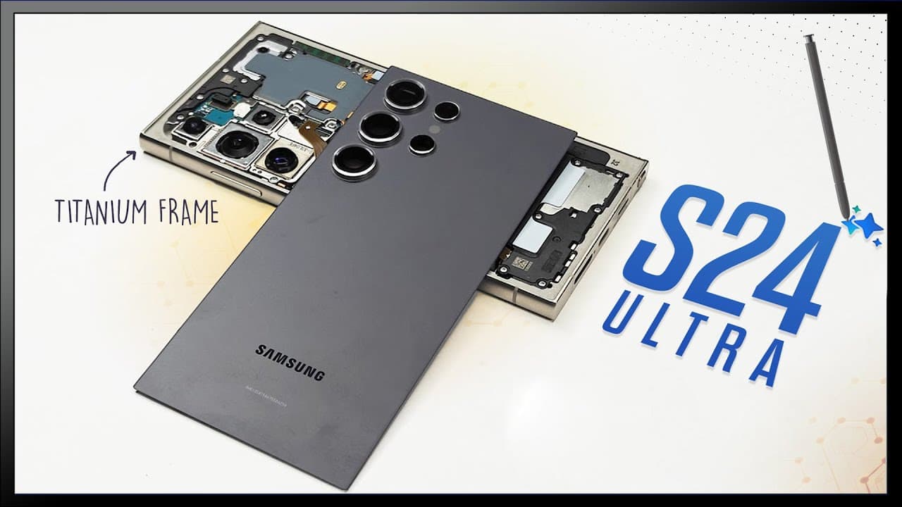 Samsung Galaxy S24 Ultra Teardown Disassembly Repair Video Review