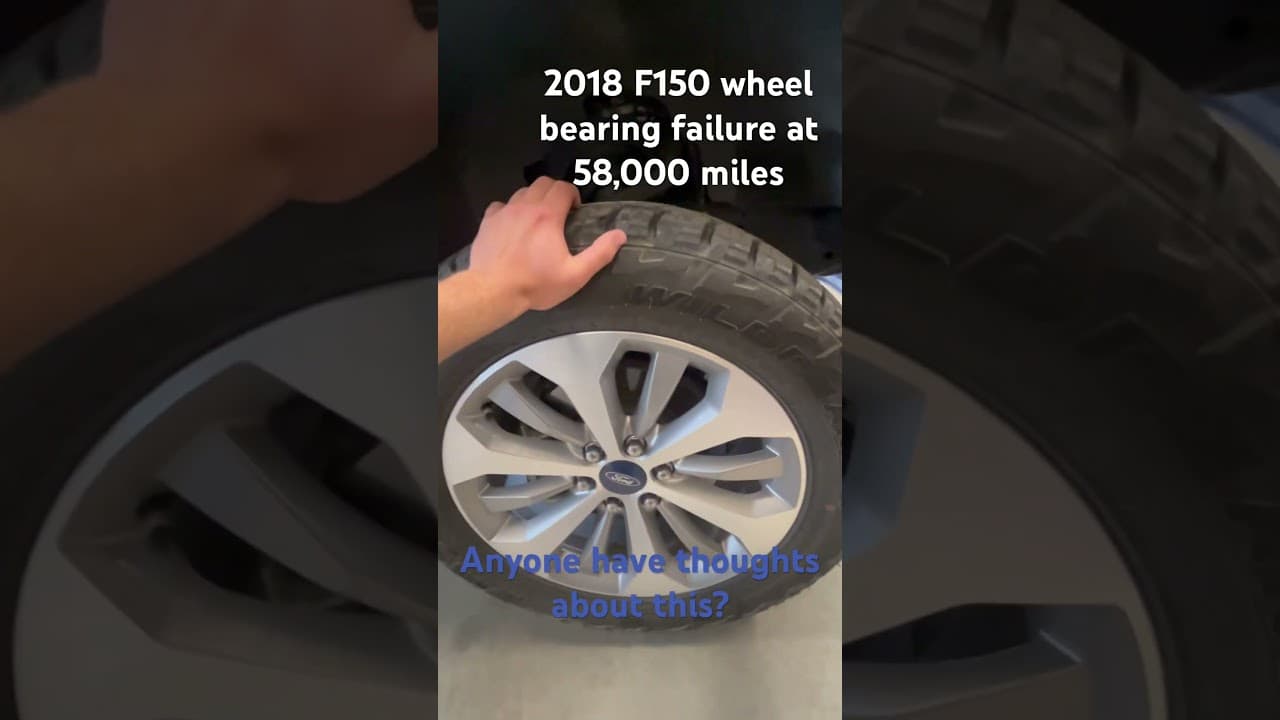 Wheel Bearing Failure on 2018 Ford F150.